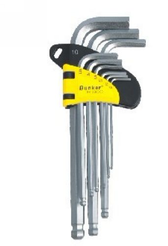 9PCS Cr-V加長內六角組套系列